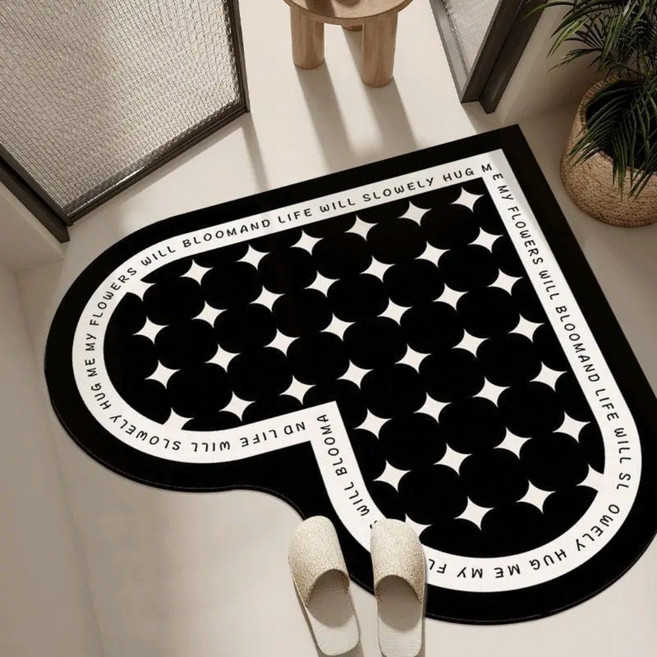 Teribo 漂亮珪藻土浴室地墊, 款式4