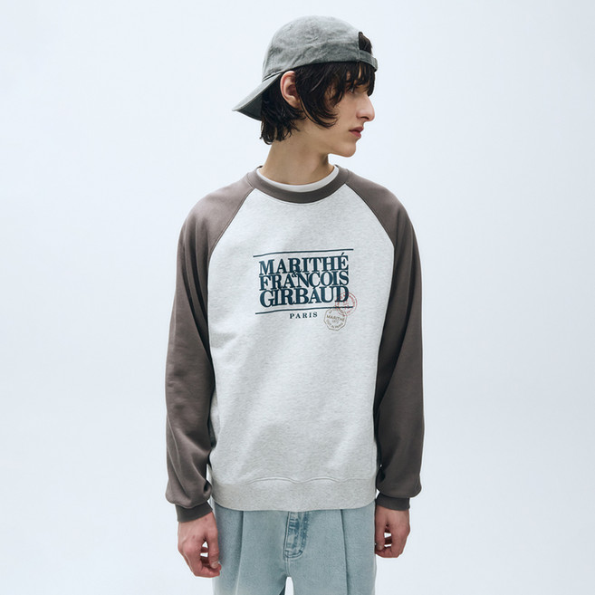 MaritheFrancoisGirbaud 男女通用 CLASSIC LOGO COLOR BLOCK RAGLAN SWEATSHIRT
