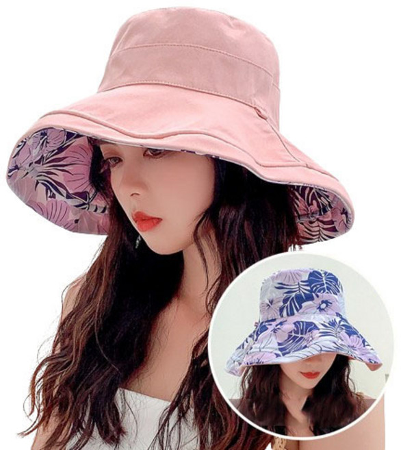 엠에스트로지 양면 캐주얼 벙거지