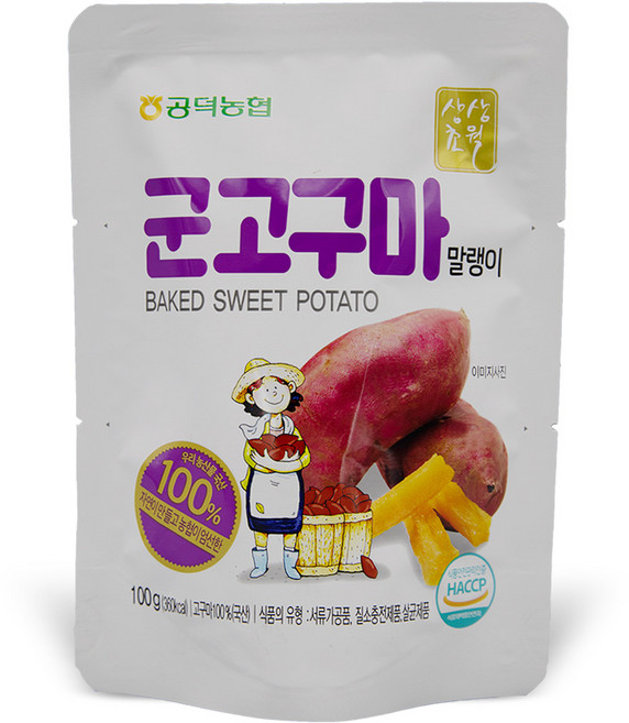 공덕농협 군고구마말랭이, 100g, 1개