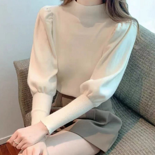 포플러앤씨 여성용 가벤 퍼프 니트 P25FKN070417