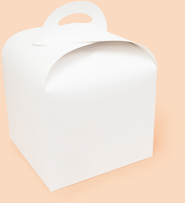 제이팩토리 크리스마스 파네토네 빵 포장박스, 화이트, 25개