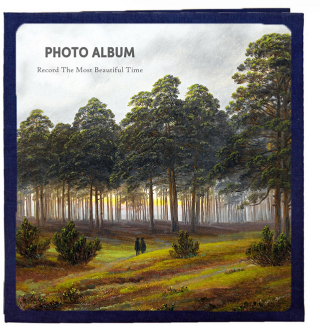 알로데 자연을 품은 풍경 접착식 사진앨범 06 숲속산책, 화이트, 60매