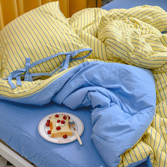 Mix&Match Essential條紋超細纖維寢具組