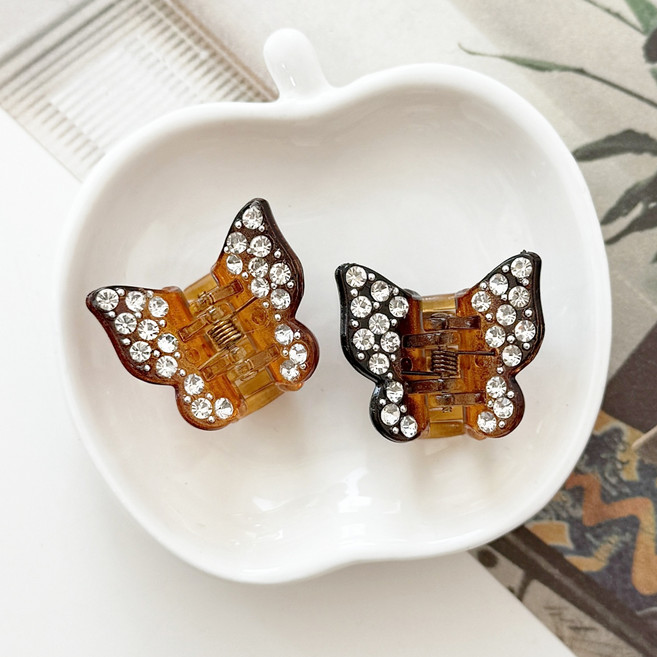 걸핀스 큐빅 미니 포인트 집게핀 049050 2p