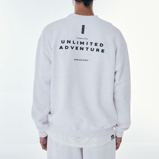 어반에이지 남녀공용 언리미티드 오버 맨투맨