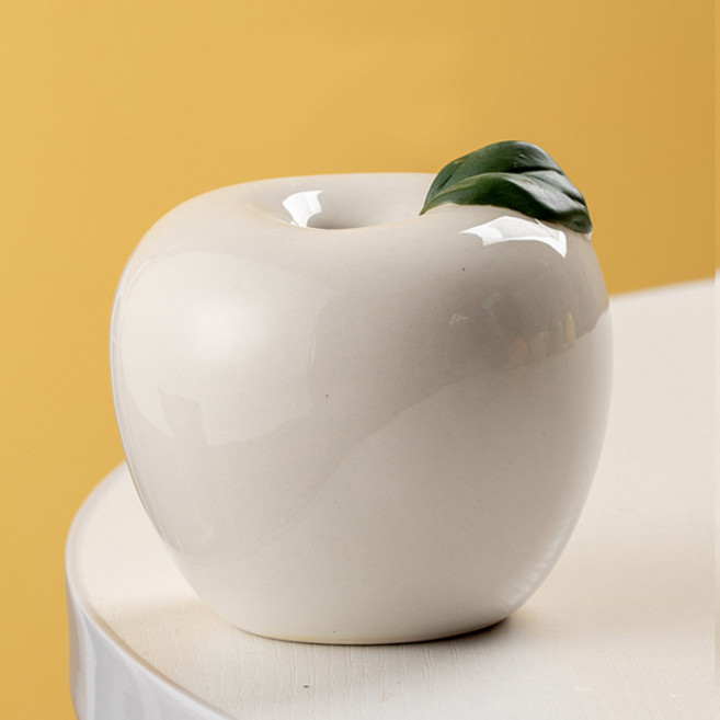선빛 애플 미니 화병, 화이트