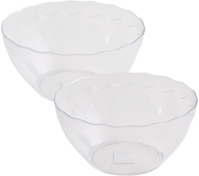 가벼운 투명 내열 대용량 믹싱볼 2700ml, 단품, 2개