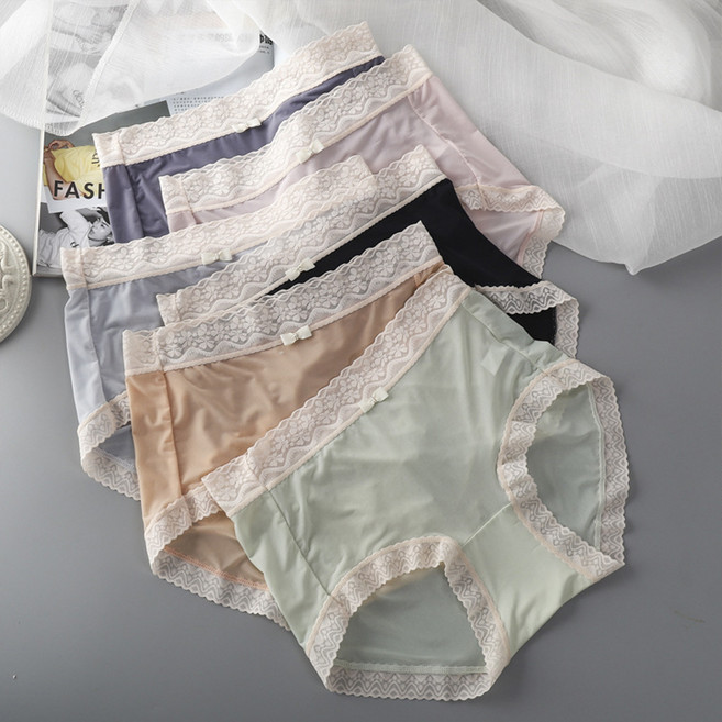 여성용 데일리 실크레이디 팬티 6종 세트