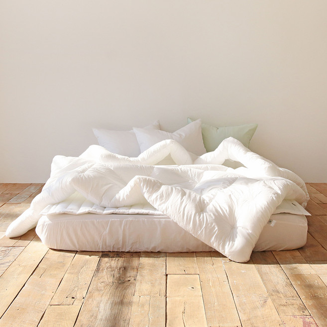 누블 데일리 60수 아사 순면 차렵이불 + 패드 세트