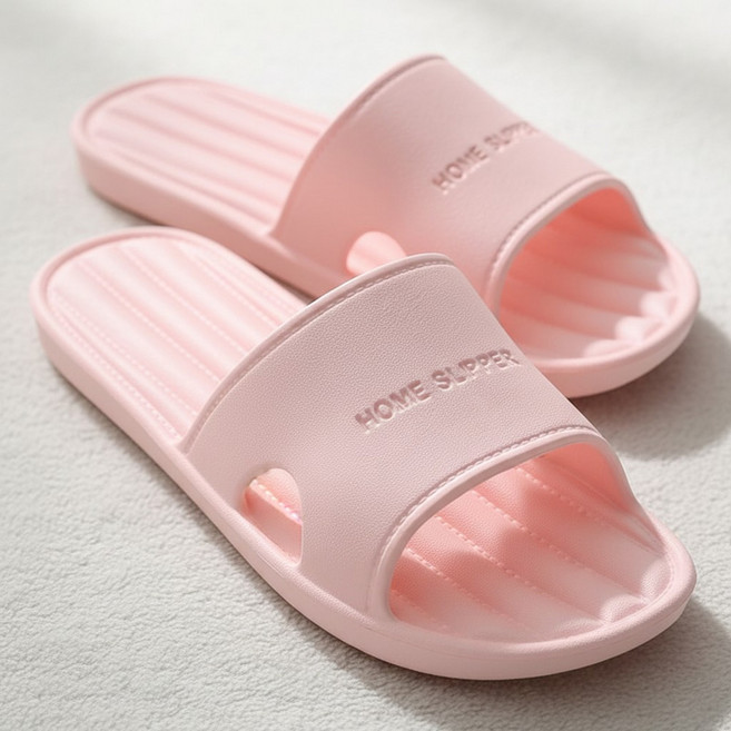 알뜨리 라인핏 거실 슬리퍼, 1개, 핑크