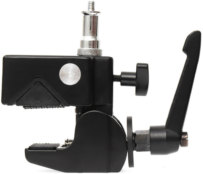 대한 카메라 DSLR 핸드폰 조명 라이트 고정 슈퍼 연장 클램프 대형 스피곳 거치대 세트, CP-09-KIT01, 1세트