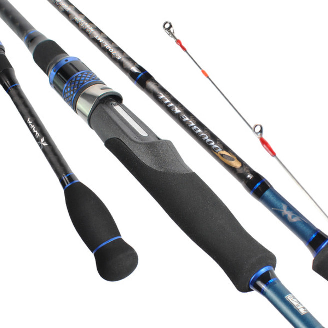 SAPA 海東 軟絲 木蝦專用竿 Double Kill Tip Run 釣竿 E-702L-MT, 混合色
