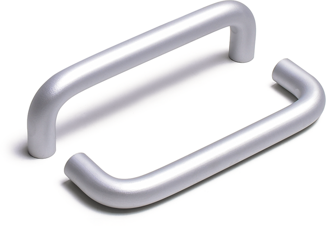 손잡이세상 14파이 베이직 2구 가구손잡이 실버 P128, 2개