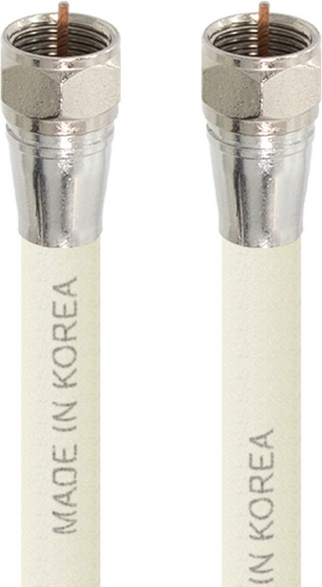 솔탑 국산 안테나 화이트 TV 동축 아날로그 수제작 케이블 3M, SOLTOP-459, 1개