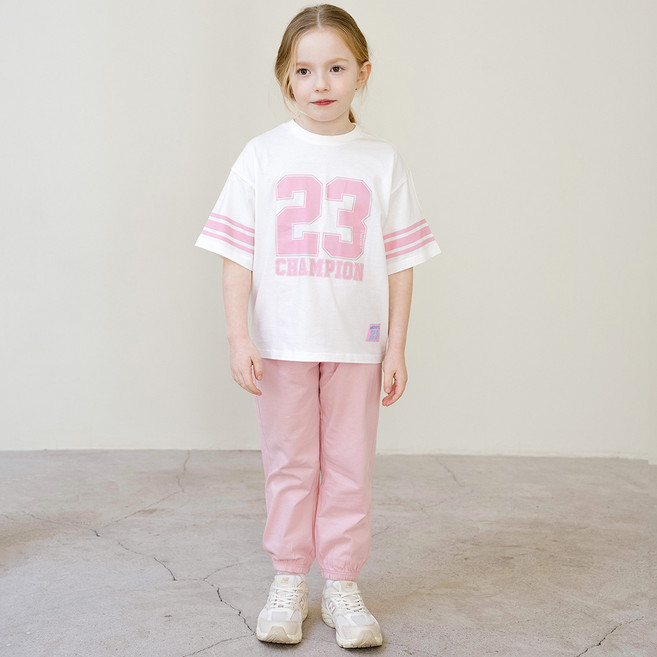 앤디애플 아동용 베스트 스타 반팔 상하복 세트