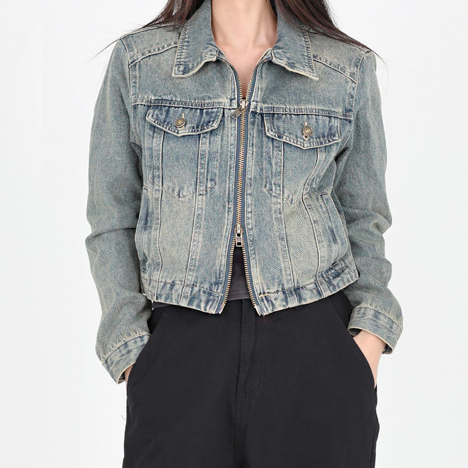 Dotif 女款Wayne復古牛仔夾克 O24FW1-A0585