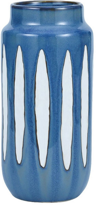 렌피스 북유럽 도자기 화병, 블루