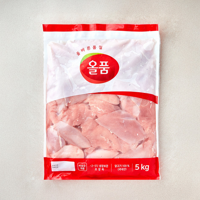 올품 닭가슴살 (냉장), 1개, 5kg