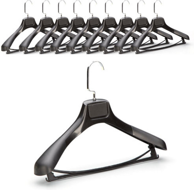 리에노 광폭 정장 옷걸이, 혼합색상, 10개