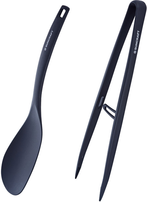 선크래프트 나일론 조리도구세트, 볶음 주걱 + 젓가락 핀셋 집게, 혼합색상, 1개