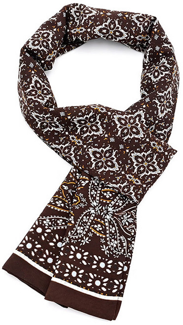 남성용 WIMAC 유테마 나염 롱 스카프