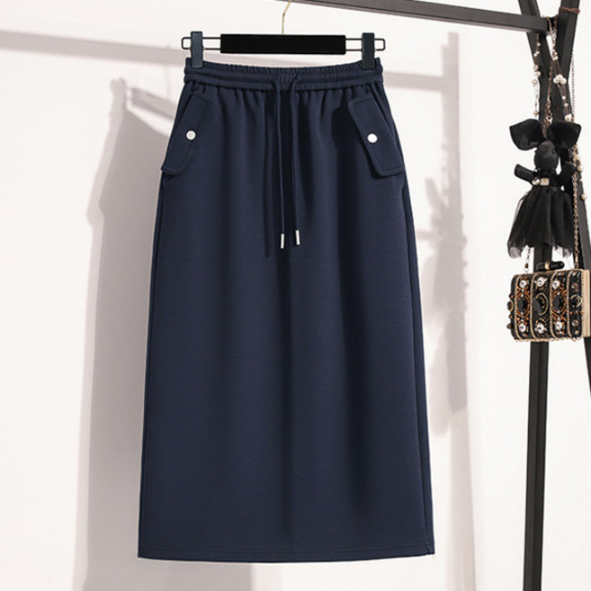 포플러앤씨 여성용 메이시온 빅사이즈 H라인 스커트 P26SPSK122201