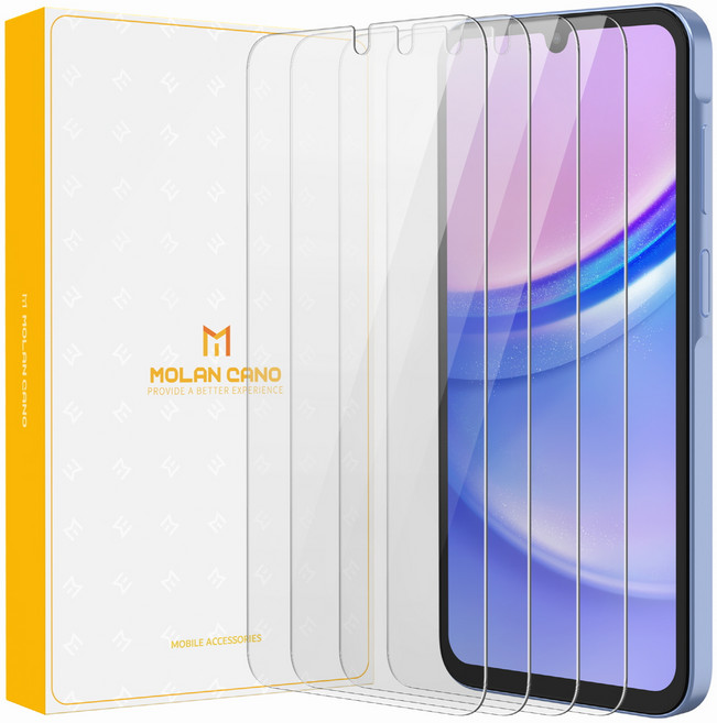 모란카노 플래쉬 강화유리 투명 액정보호필름 4p 세트, 1세트
