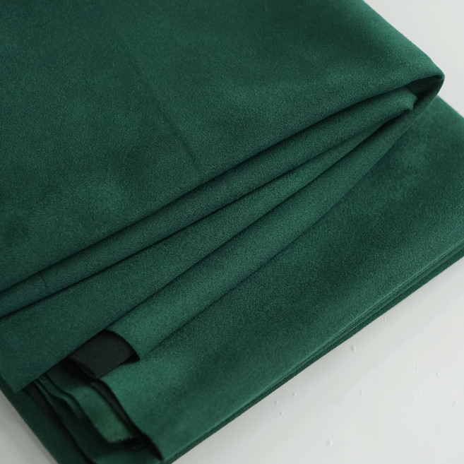 나비손길 고급 스웨이드 스판 원단, 딥그린, 1개