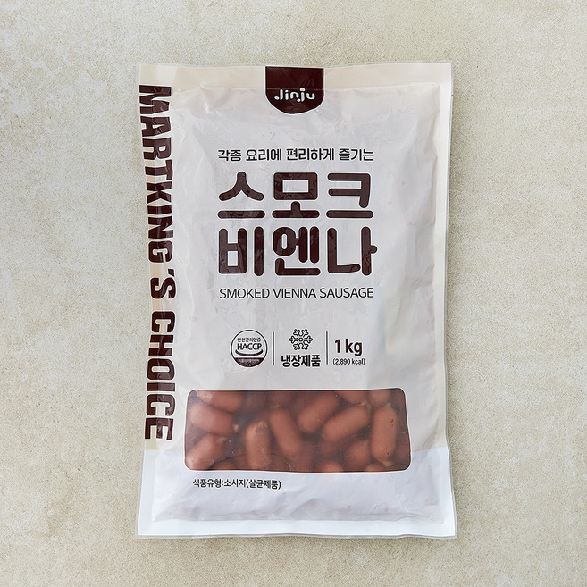 마트킹스초이스 스모크 비엔나, 1kg, 1개