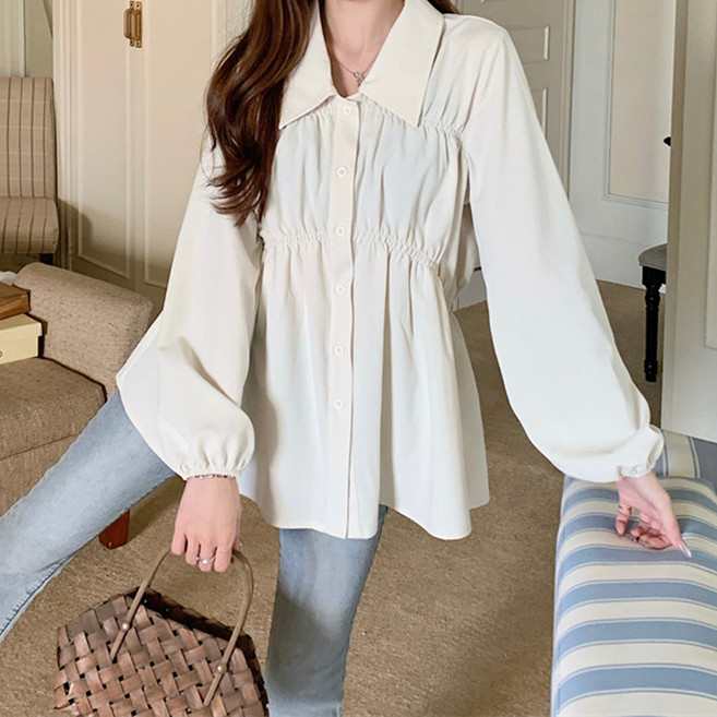 페이퍼먼츠 여성용 디엘 투셔링 빅사이즈 셔츠 블라우스 11695