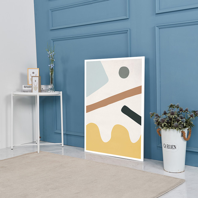 마니앤솔 높이조절 액자테이블 대, 지오매트릭