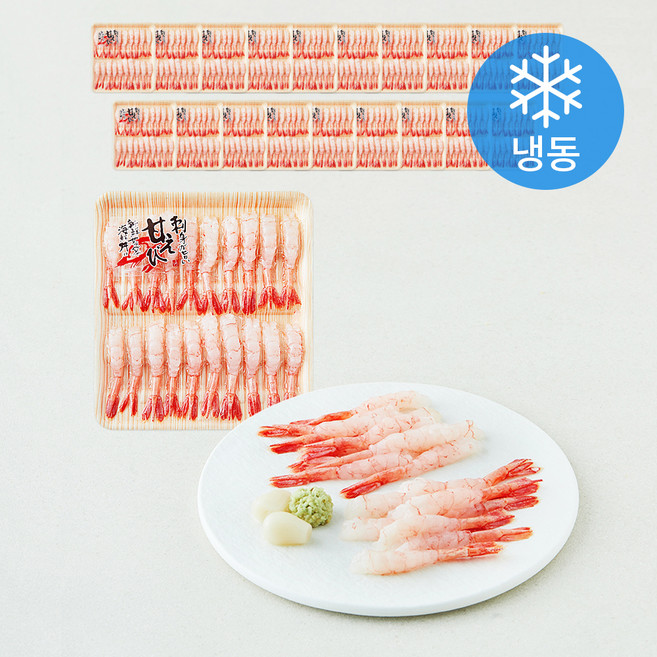 ISEA 북방도화 새우살 포장횟감 20미 (냉동), 20개, 60g(L)