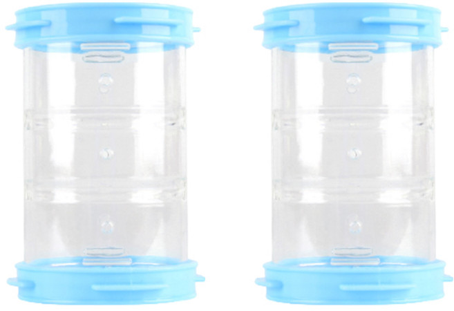 아리코 햄스터 DIY 미로터널 파이프 직선트랙 S, 블루, 2개