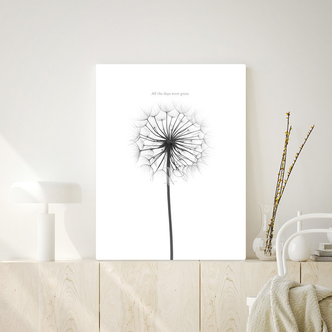 오홀리브 접이식 액자테이블, 민들레