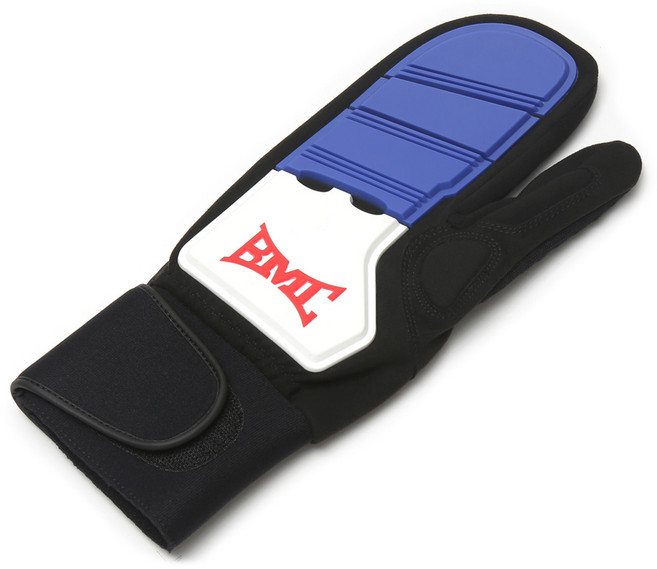 BMC 주루장갑 왼손착용, 블루 + 화이트, 1개