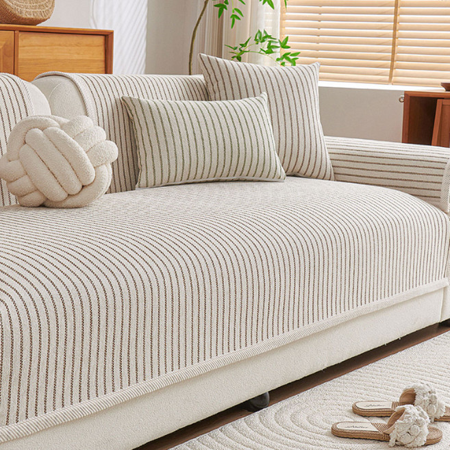 지앤와이 피노 스트라이프 사계절 논슬립 소파패드