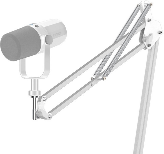 조이트론 프로페셔널 레코딩 마이크 암 스탠드, 화이트, 1개