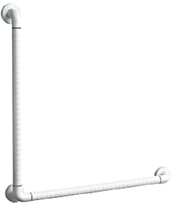 Cassido 卡司多 衛浴 抗菌扶手L型, 白色, 1個