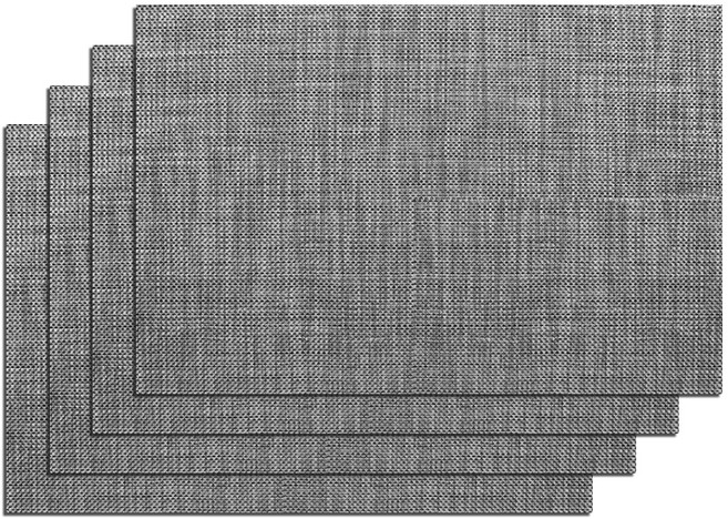 모던앳 호텔 방수 다이닝 식탁 매트 4p 세트, 모던그레이, 45 x 30 cm, 1세트