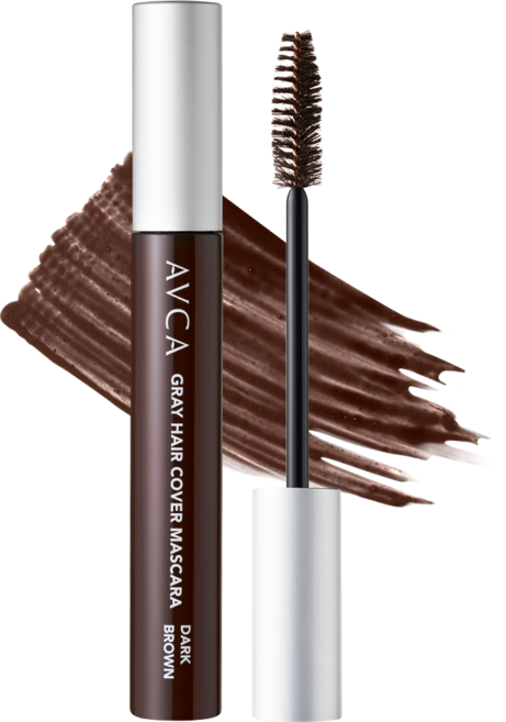 아브카 래피드 새치 커버 헤어 마스카라 7g, 다크브라운, 1개