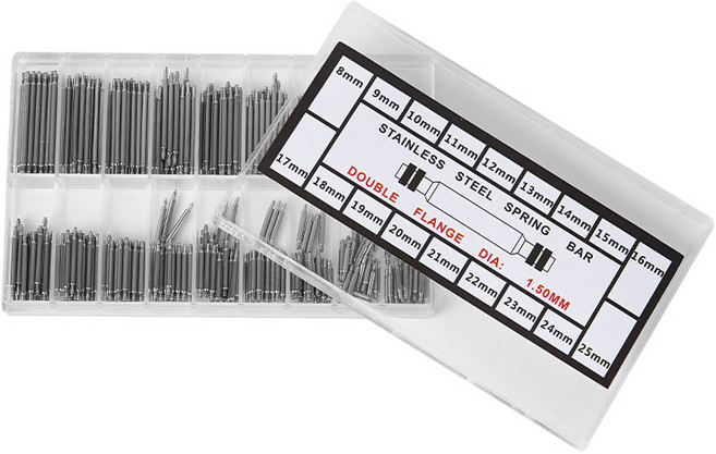 코히모 스틸 시계줄 스프링바 교체 공구 연결핀 셀프교체 144p 세트 5W0022
