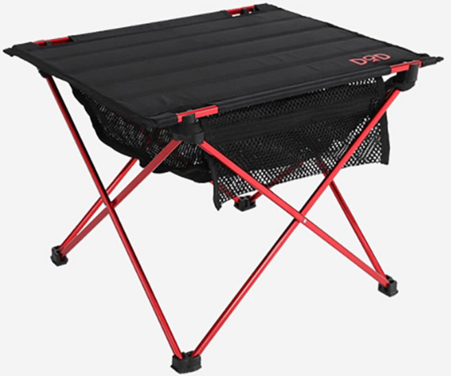 도플갱어아웃도어 DOD 라이더스 테이블, 레드 + 블랙