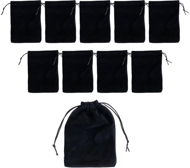 벨벳 무지 파우치 10p