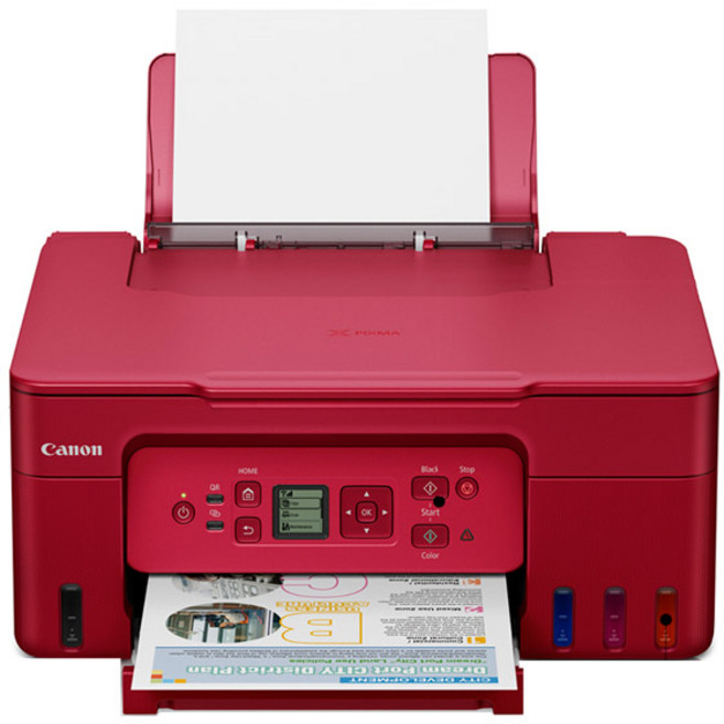 캐논 무한 잉크젯 무선 복합기 G3972, G3972(레드)