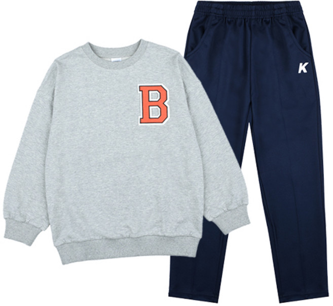 키스포 아동용 우드데일리케이 상하의 세트