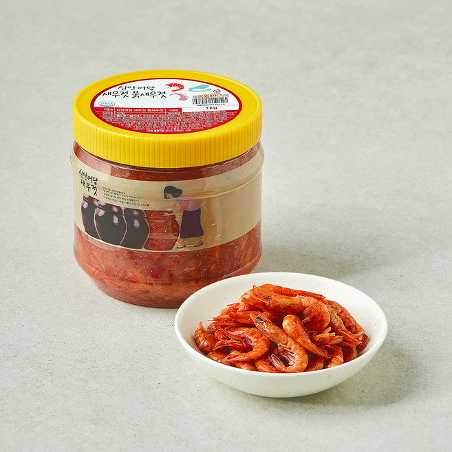 신안어담 전통식품 인증 새우젓 붉새우젓, 1kg, 1개