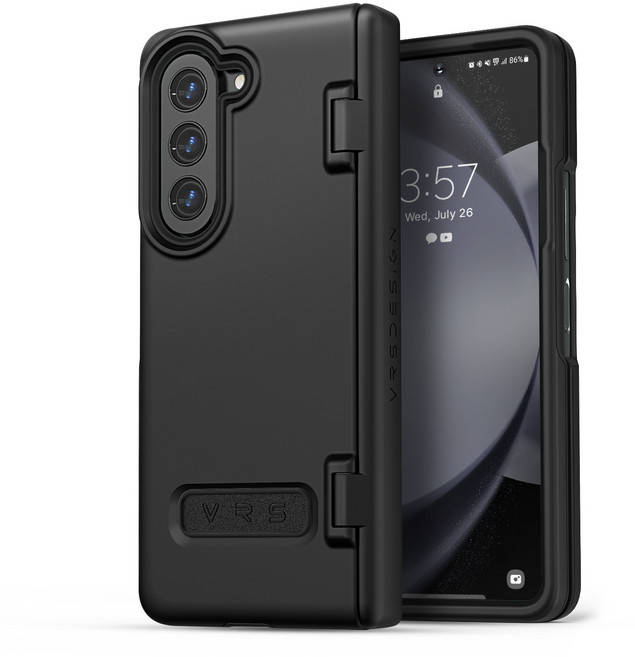 베루스 이중 범퍼 하드 반자동 힌지 풀커버 휴대폰 케이스 테라가드 모던