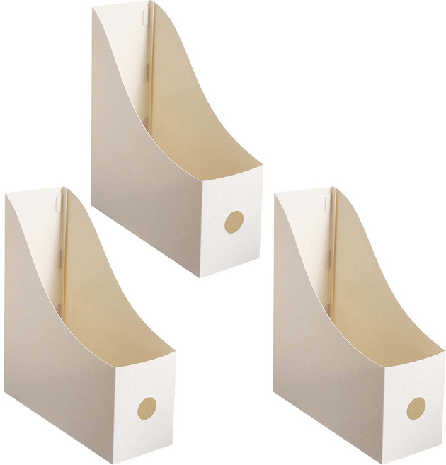 BangJiaShi 幫家適 文件收納盒 27 x 24 x 9cm, 1層, 米色