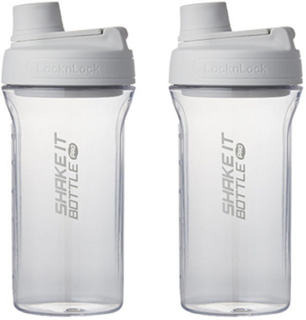 락앤락 쉐이킷보틀 프로 트라이탄, 라이트그레이, 850ml, 2개